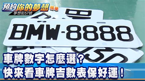 車牌尾數0|車牌數字怎麼選，快來看車牌數字吉凶對照表